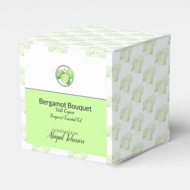 Bergamot Wildflower | Bath & Body Packaging Box (Front Side)