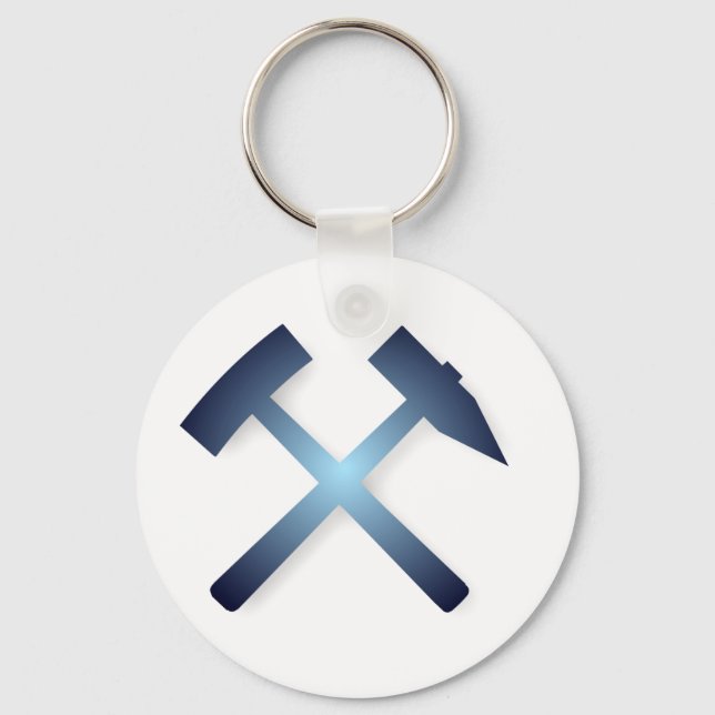 Bergbau mining Symbol Keychain (Front)