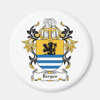 Bergen Family Crest Magnet
