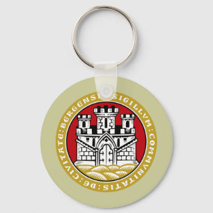 Bergen komm, Norway Keychain