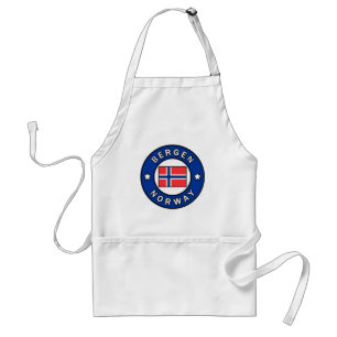 Bergen Norway Adult Apron