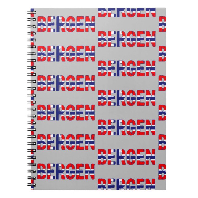 Bergen Norway Notebook (Front)