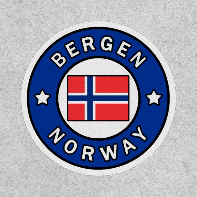 Bergen Norway Patch (Front)