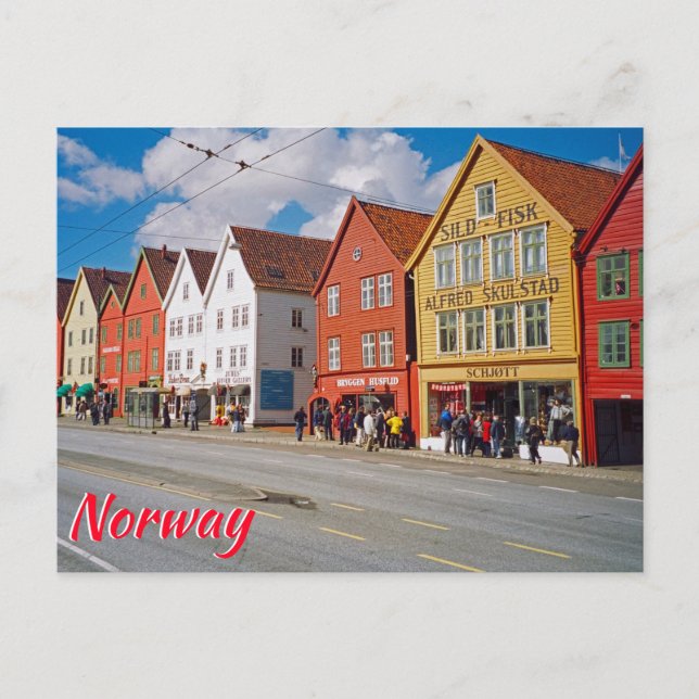 Bergen, Norway Postcard (Front)