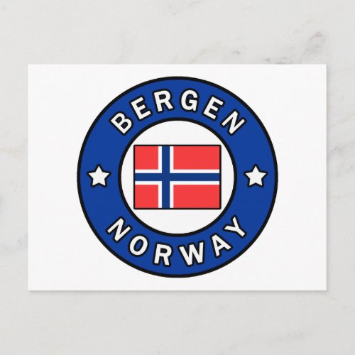 Bergen Norway Postcard