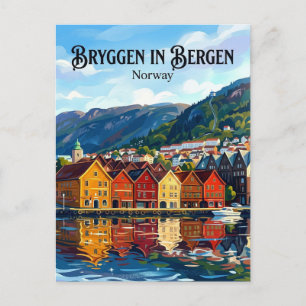 Bergen Norway Postcard