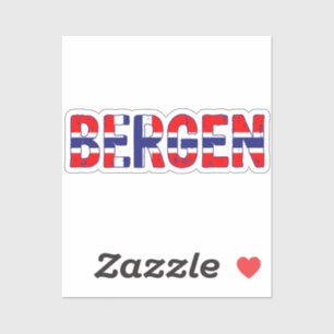 Bergen Norway Sticker