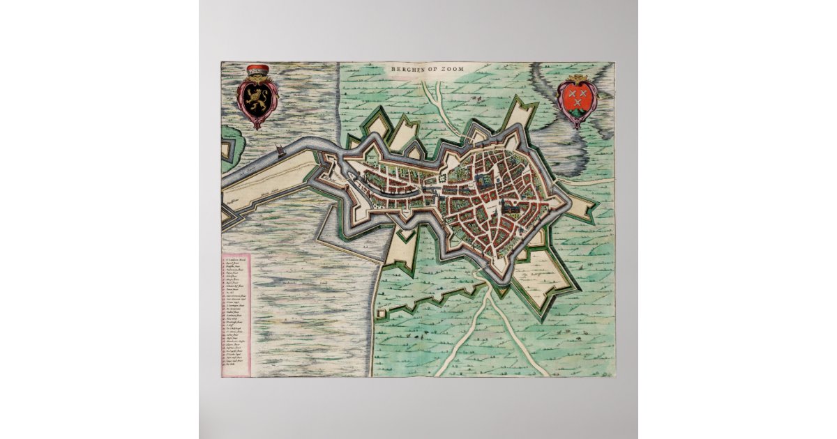 Bergen op Zoom Poster Zazzle