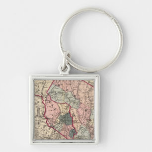 Bergen, Passaic Cos, NJ Keychain
