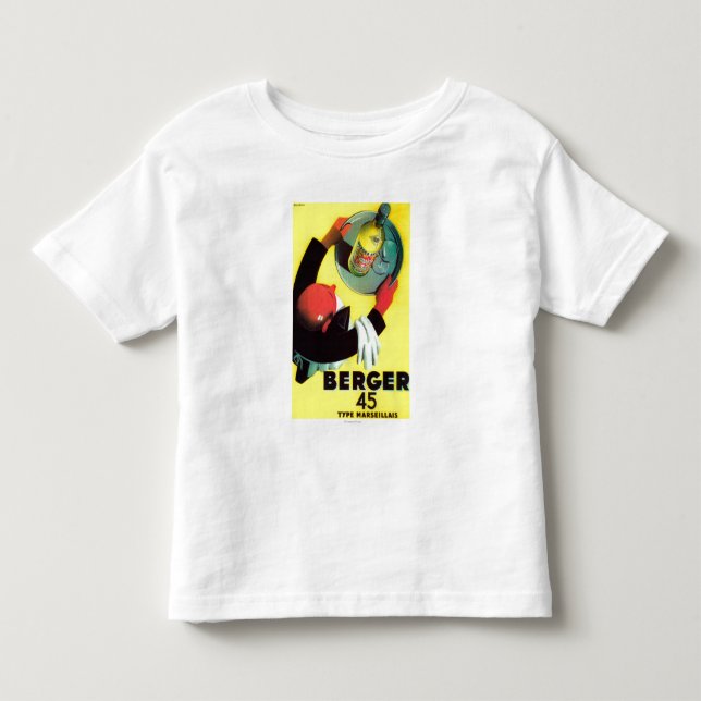 Berger 45 Vintage PosterEurope Toddler T-shirt (Front)