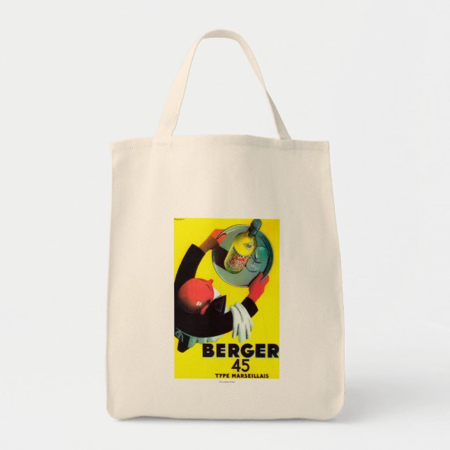 Berger 45 Vintage PosterEurope Tote Bag (Front)