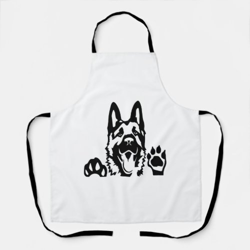 berger allemand dog apron