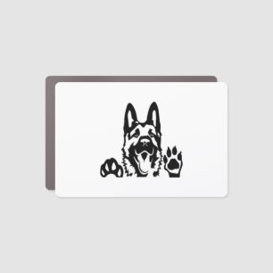 berger allemand dog car magnet