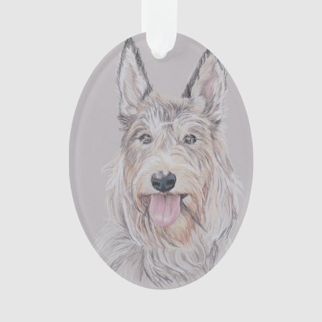 Berger Picard Dog Art Ornament (Front)