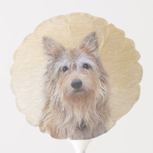 Berger Picard Painting - Cute Original Dog Art Balloon