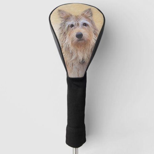 Berger Picard Painting _ Cute Original Dog Art Golf Head Cover