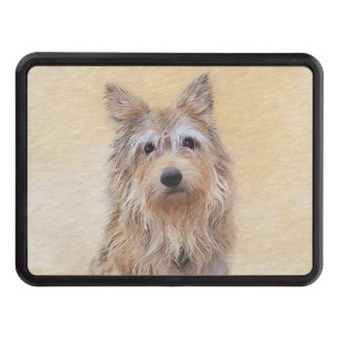 Berger Picard Painting - Cute Original Dog Art Hitch Cover