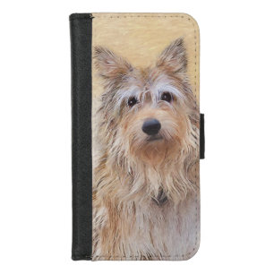 Berger Picard Painting - Cute Original Dog Art iPhone 8/7 Wallet Case