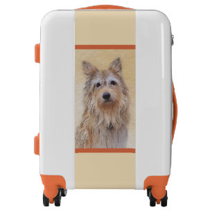 Berger Picard Painting - Cute Original Dog Art Luggage