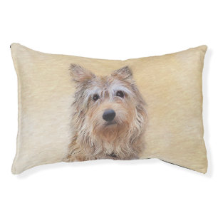 Berger Picard Painting - Cute Original Dog Art Pet Bed