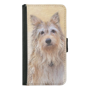 Berger Picard Painting - Cute Original Dog Art Wallet Phone Case For Samsung Galaxy S5