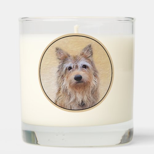 Berger Picard Painting _ Cute Original Dog Art Scented Candle