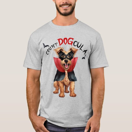 Berger Picard Vampire Dog Funny Halloween T_Shirt