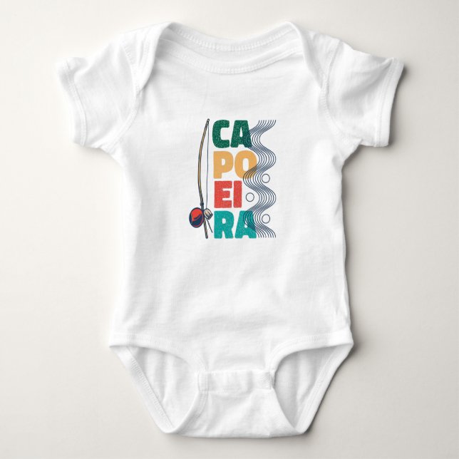 BERIMBAU CAPOEIRA BABY BODYSUIT (Front)