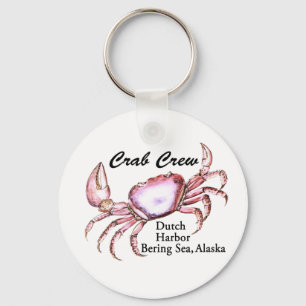 Bering Sea Alaska Crab Fishing Keychain