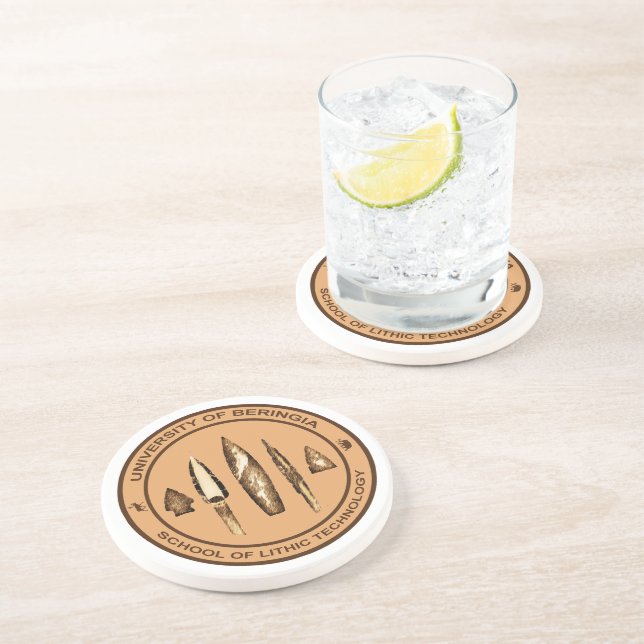 Beringia School of Lithic Technology Coaster (Side)