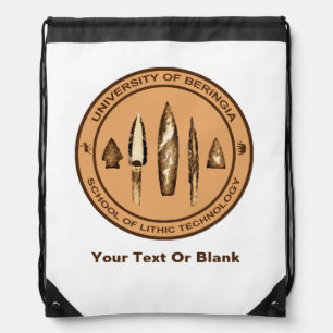 Beringia School of Lithic Technology Drawstring Bag