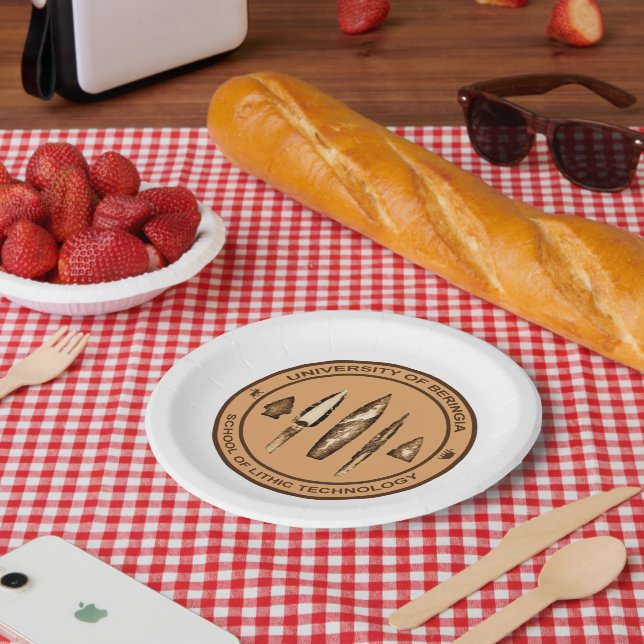 Beringia School of Lithic Technology Paper Plates (Picnic)