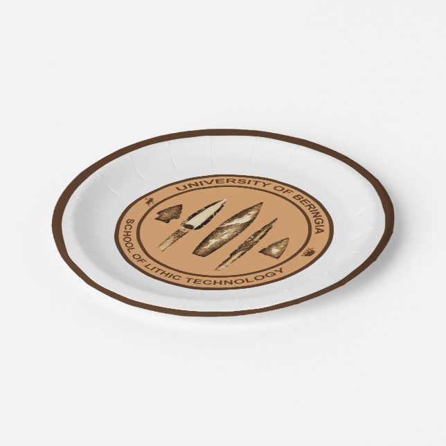 Beringia School of Lithic Technology Paper Plates (Angled)