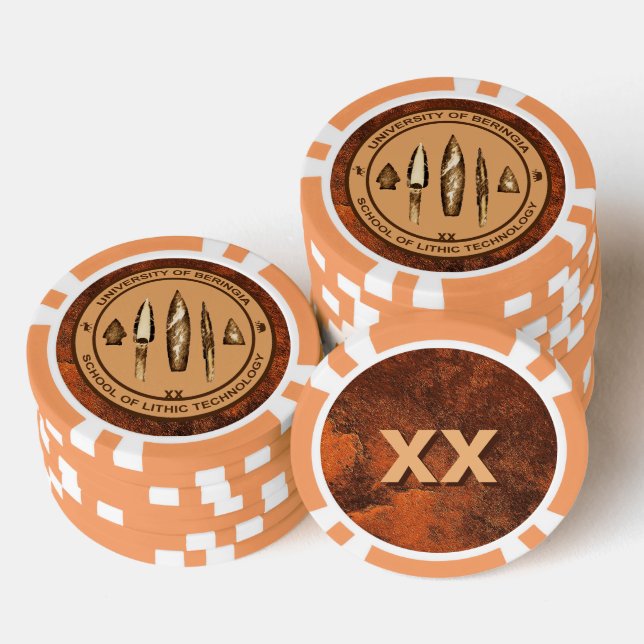 Beringia School of Lithic Technology Poker Chips (Stack)