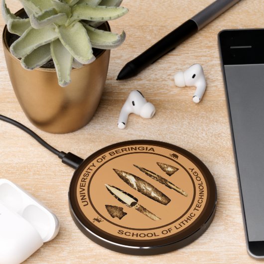 Beringia School of Lithic Technology Wireless Charger (Desk 2)