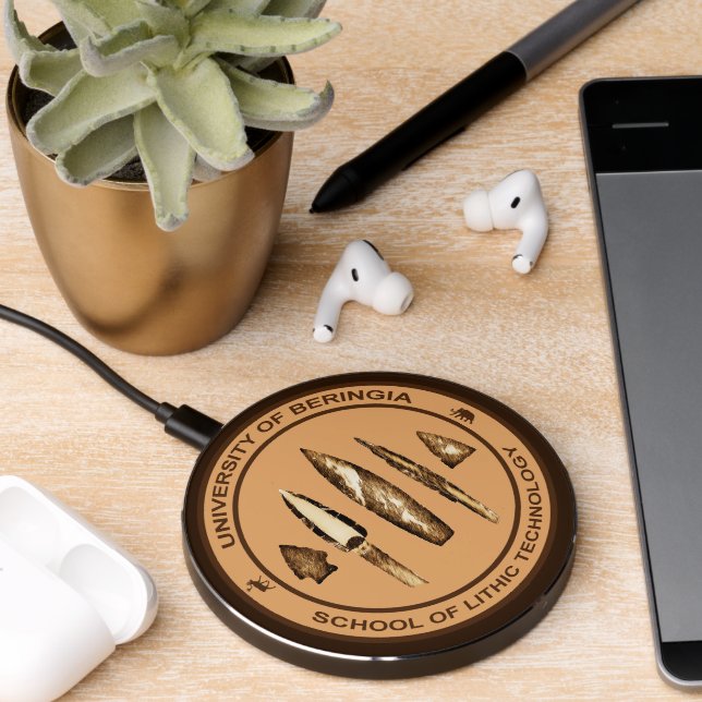 Beringia School of Lithic Technology Wireless Charger (Desk 2)