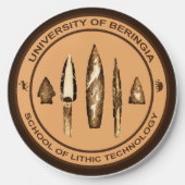 Beringia School of Lithic Technology Wireless Charger (Front)