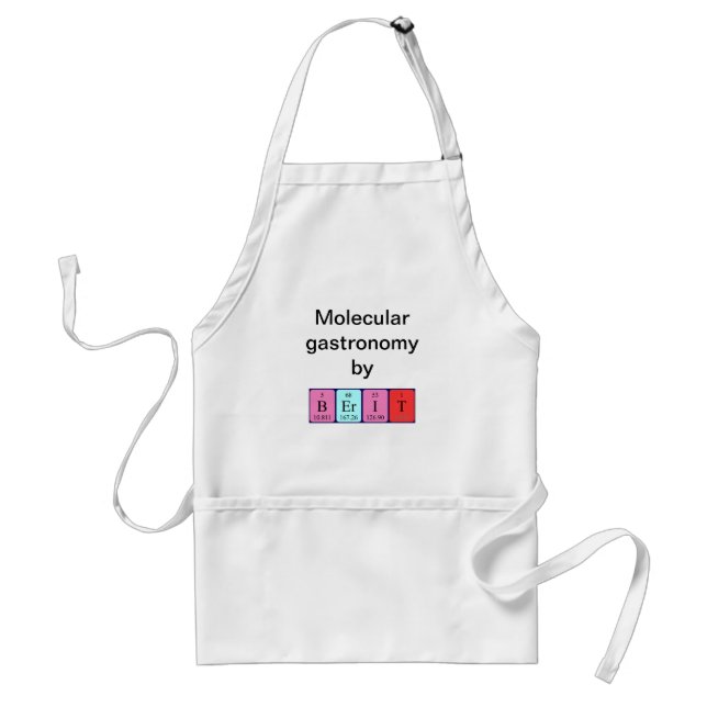 Berit periodic table name apron (Front)