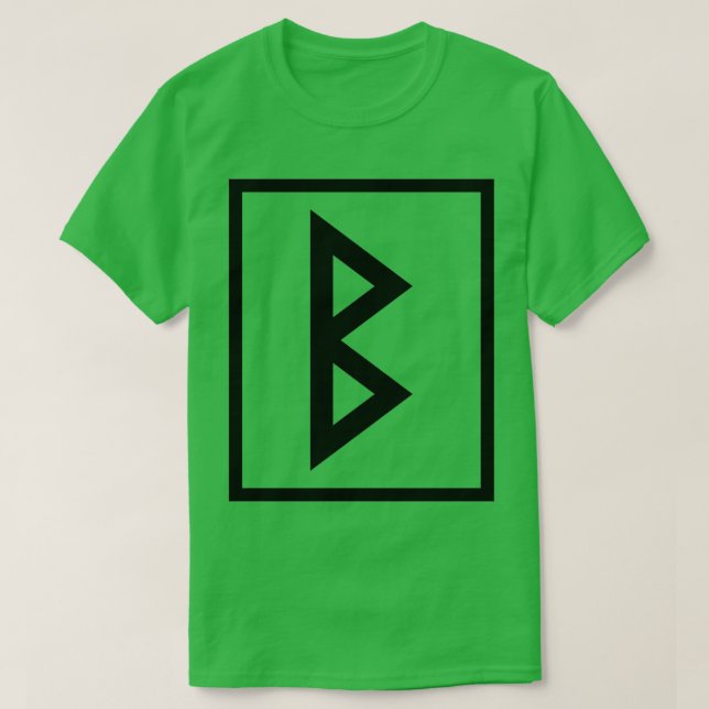 Berkanan Fertility Norse Rune T-Shirt (Design Front)