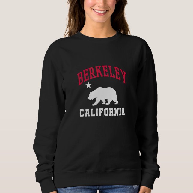 Berkeley California Bear Star Ca State Flag Sweatshirt (Front)