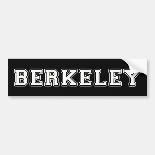 Berkeley California Bumper Sticker