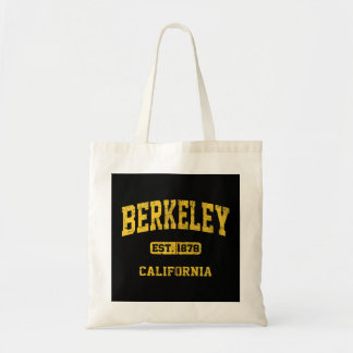 Berkeley California CA Vintage State Athletic Styl Tote Bag
