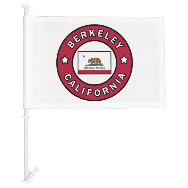 Berkeley California Car Flag (Front)