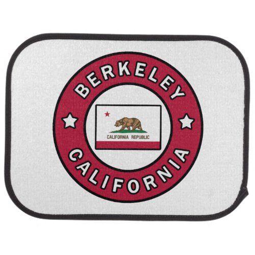 Berkeley California Car Floor Mat