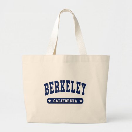 Berkeley California College Style T Shirts Large Tote Bag