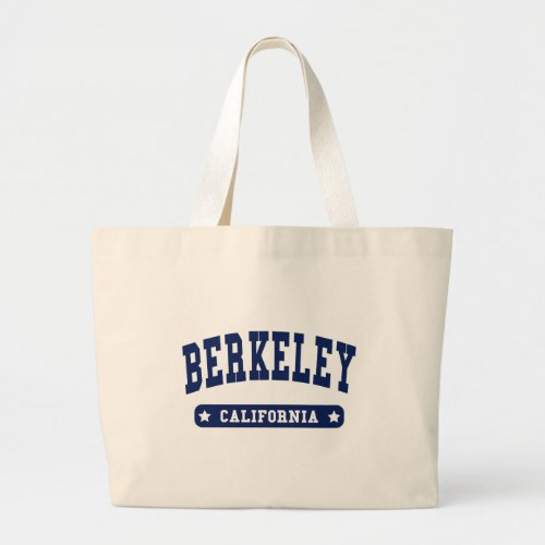 Berkeley California College Style t shirts Large Tote Bag