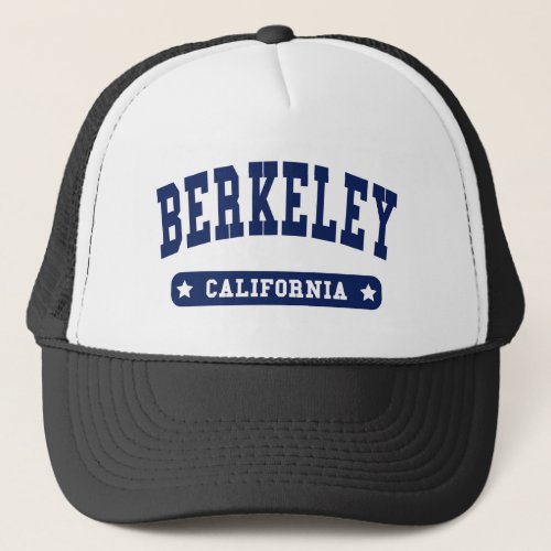 Berkeley California College Style t shirts Trucker Hat