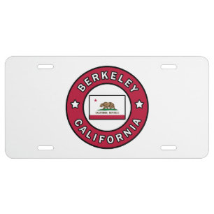 Berkeley California License Plate