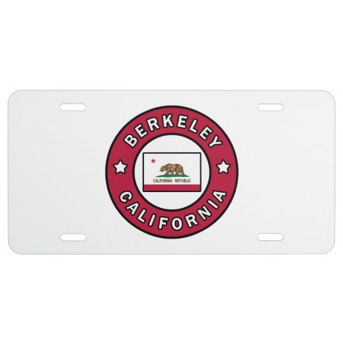 Berkeley California License Plate