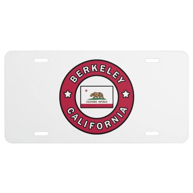 Berkeley California License Plate (Front)